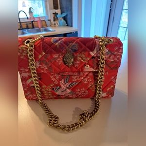 Kurt Geiger Red and Gold Shoulder Bag